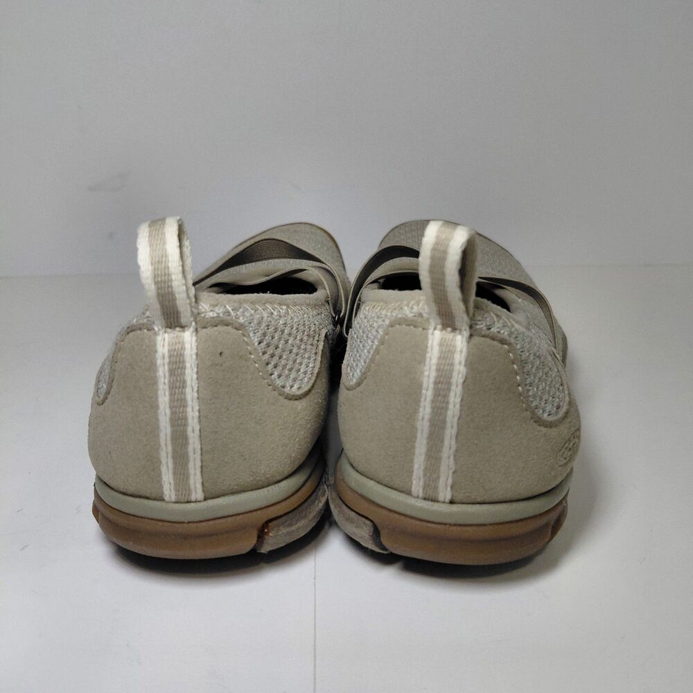 Keen Hush Knit Mary Jane Comfort Slip-Ons Taupe & Tan Women's Size 9 - Picture 6 of 12